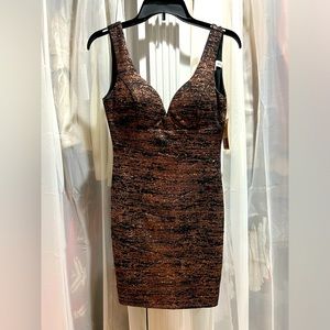 Emerald Sundae Dress Gold Sparkle from New York New York